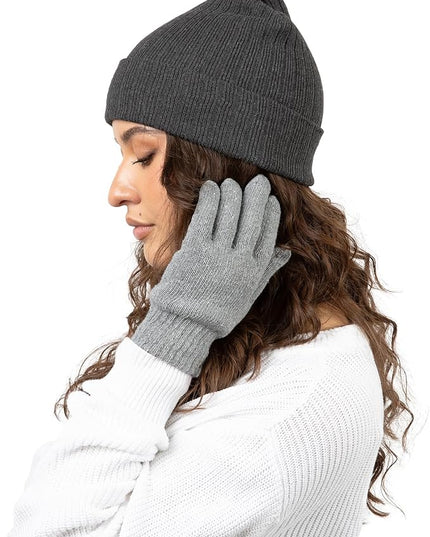 48 Pack Winter Beanies, Bulk Cold Weather Warm Knit Skull Caps, Mens Womens Unisex Hats