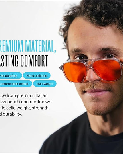 DREAM RECOVERY Blue Light Blocking Glasses for Computer, Gaming, Screen Fatigue