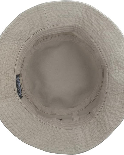 Gelante Solid Color 100% Cotton Bucket Hat for Women and Men Packable Travel Summer Beach Hat