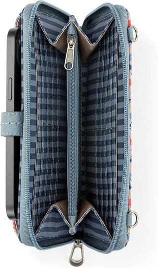 Sakroots Artist Circle Smartphone Crossbody in Coated Canvas, Detachable Wristlet Strap