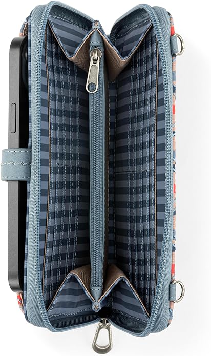 Sakroots Artist Circle Smartphone Crossbody in Coated Canvas, Detachable Wristlet Strap