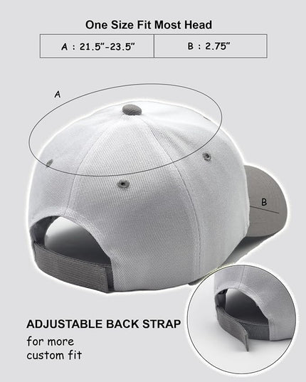 Utmost Structured Baseball Cap with Adjustable Closure - Performance Hat for Outdoor Activities