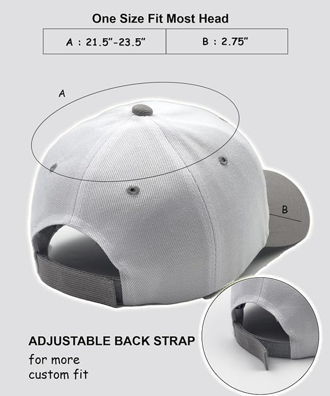 Utmost Structured Baseball Cap with Adjustable Closure - Performance Hat for Outdoor Activities
