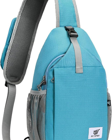 SKYSPER Sling Bag RFID Cross Body Bag Recycled Crossbody Backpack Travel Daypack