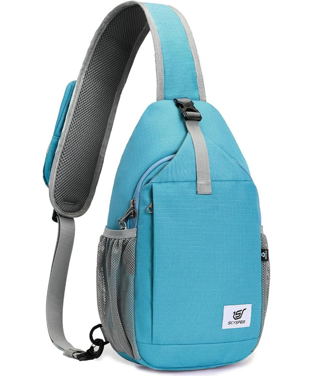 SKYSPER Sling Bag RFID Cross Body Bag Recycled Crossbody Backpack Travel Daypack