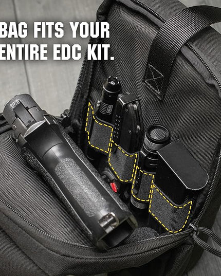 M-Tac CCW Sling Bag for Men & Women - EDC Shoulder Bag Tactical - Crossbody Concealed Carry Bag - Mens Chest Pack