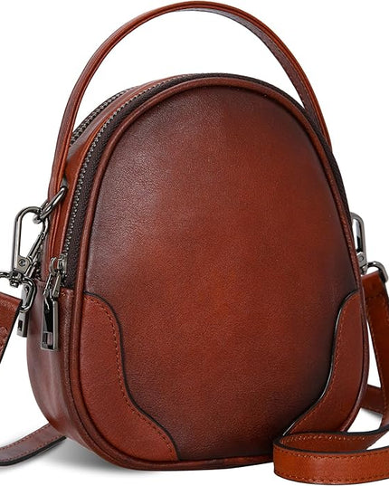Iswee Small Crossbody Bags for Women Travel Leather Shoulder Bag Mini Purses and Handbags Designer Satchel Ladies Hand Bag