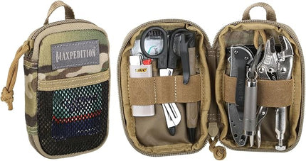 MAXPEDITION Pico Pocket Organizer, Ultra Compact EDC Gear Pouch, Tactical Utility Pouch for Everyday Carry, Tools, Gadgets, Outdoor First-Aid Kit, Survival
