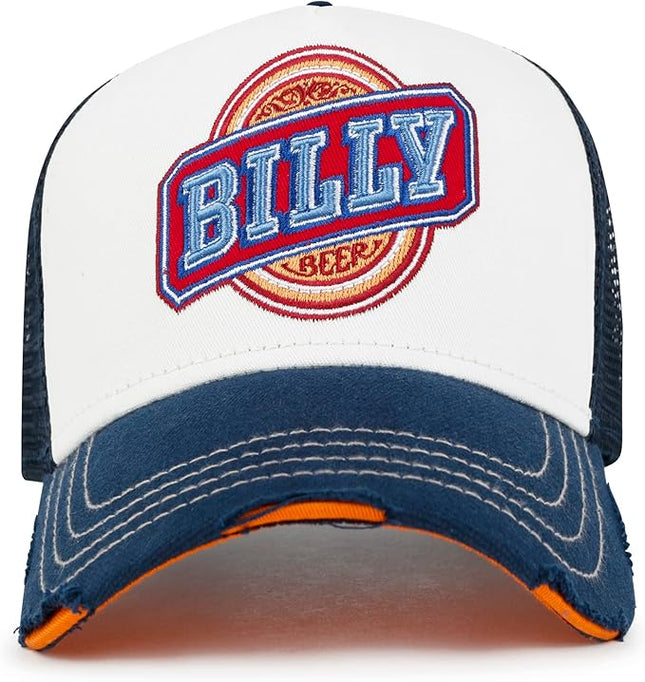 ililily Premium Road Trip Vintage Distressed Snapback Trucker Hat Baseball Cap