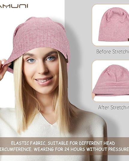 Slouchy Beanie for Men Women Soft Lightweight Running Beanie Hat Chemo Cap Skull Cap