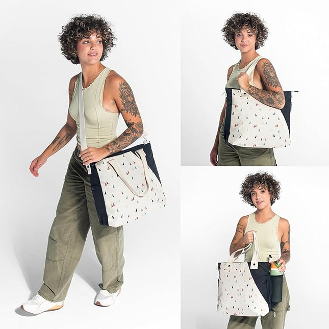 Sherpani Jetsetter, 15" Laptop & Tablet Business Work Tote with Removable Shoulder Strap, 16L Travel Crossbody Bag