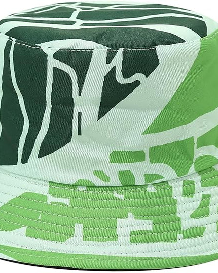 Mashiaoyi Unisex Print Double-Side-Wear Reversible Bucket Hat