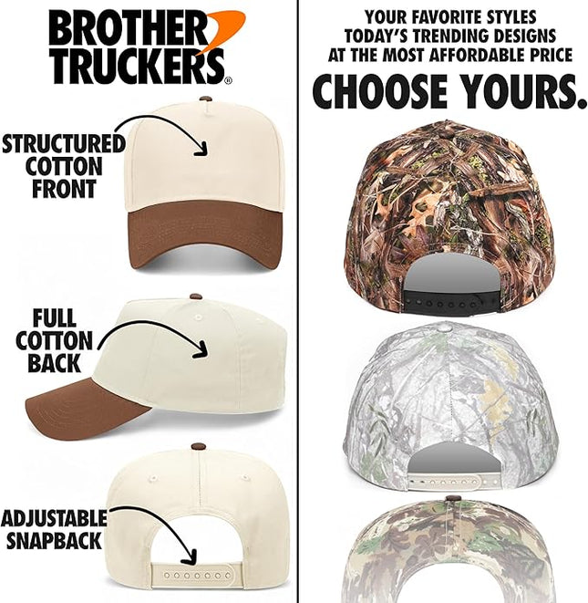 Premium Embroidered Trucker Hat Collection | Vintage Adjustable Snapback Baseball Hats for Men & Women
