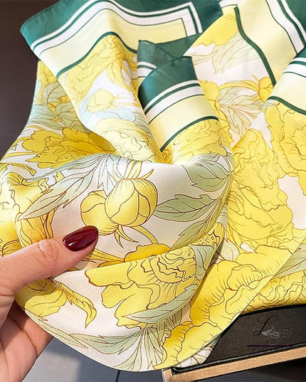Satin Bandanas Head Scarf For Women Hair Scarves Accessories Lightweight Fashion Wrap Neck Silk Sleeping Headscarf