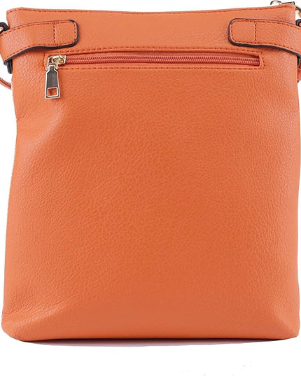 SG SUGU Katie Lightweight Medium Crossbody Bag Shoulder Bag with Multi Pocket for Women