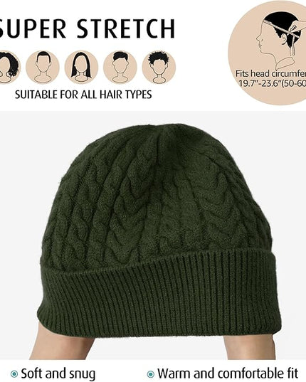 HiRui Knit Beanie Hats for Men Women Winter Hats Skull Caps Warm Classic Slouchy