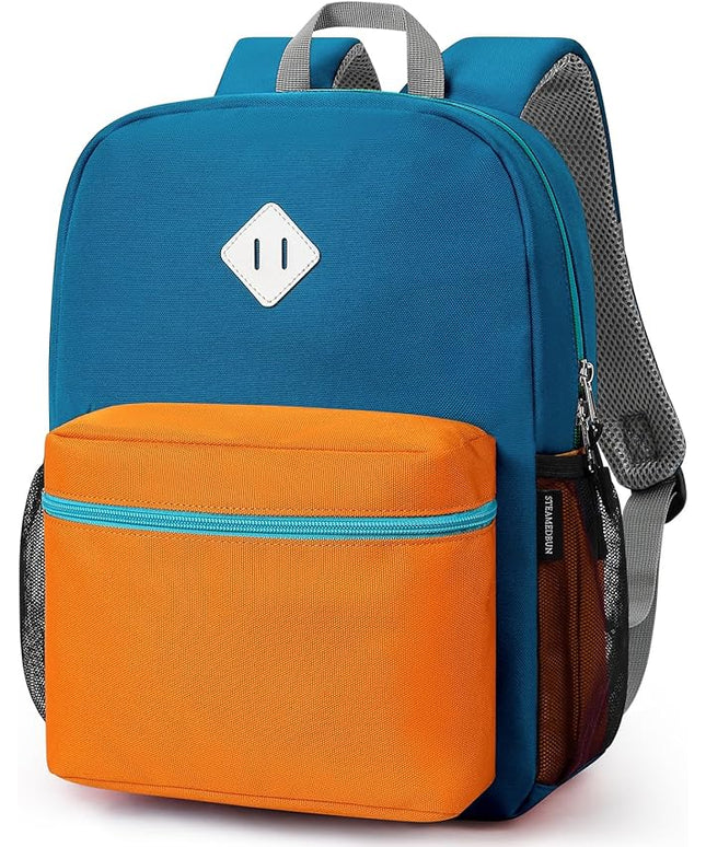 STEAMEDBUN Kids Backpack Boy 4-6, Boys Backpack for Elementary Kindergarten School - 15inch