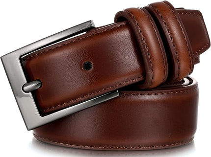 Marino’s Premium Belt Men, Genuine Leather Dress Belt for Men, Casual Mens Belt in Gift Box