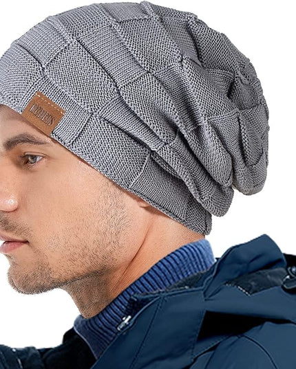 REDESS Beanie Hat for Men and Women Winter Warm Hats Knit Slouchy Thick Skull Cap