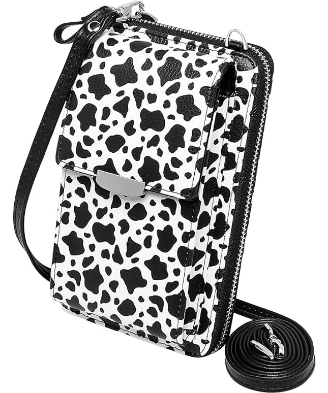 KUKOO Small Crossbody Bag Cell Phone Purse Wallet with Credit Card Slots for Women