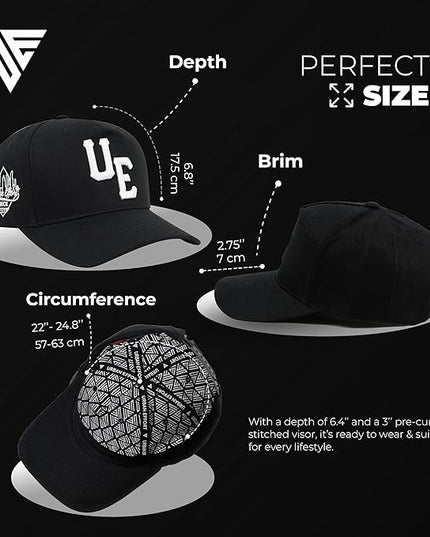 Urban Effort Vintage Trucker hat - for Men Women Baseball Hat - Trendy Sports Snapback Closure for Your Style & Outdoors