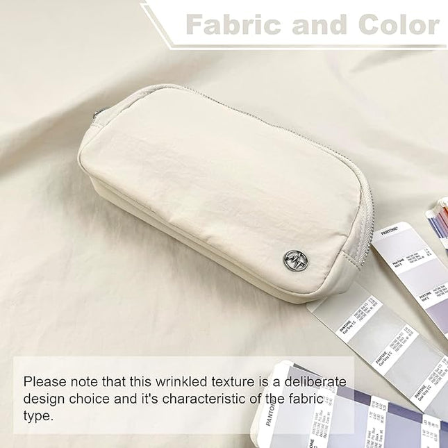 Pander Belt Bag for Women, Fashion Waist Packs, Crossbody Bags with Adjustable Strap (White Opal).