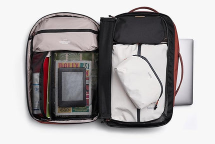 Bellroy Lite Travel Pack 30L (carry-on backpack, travel pack with laptop pocket, interior packing cells and tuck-away straps) - Clay