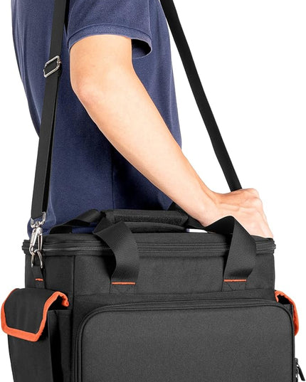 Trunab Carrying Case Compatible with ECOFLOW River/River 2/River Pro, Storage Bag with Waterproof Bottom and Front Pockets for Charging Cable and Accessories