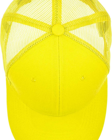 Gelante Mesh Trucker Hat Baseball Cap Structured Front Panel Wholesale LOT 12 Pack