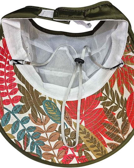 HINDAWI Sun Hats for Women Wide Brim UV Protection Sun Hat Summer Beach Packable Visor