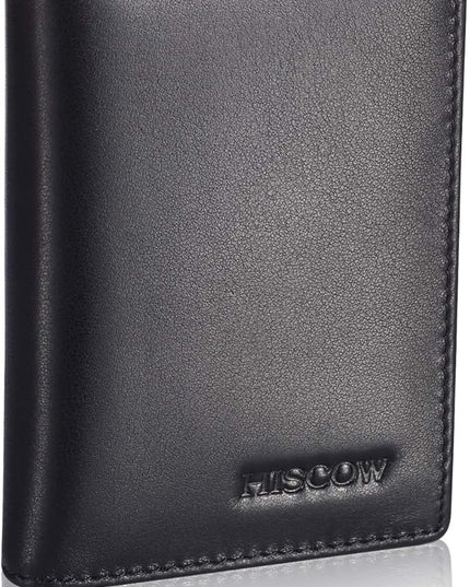 Leather Business Card Case Holder for Men & Women, Italian Calfskin