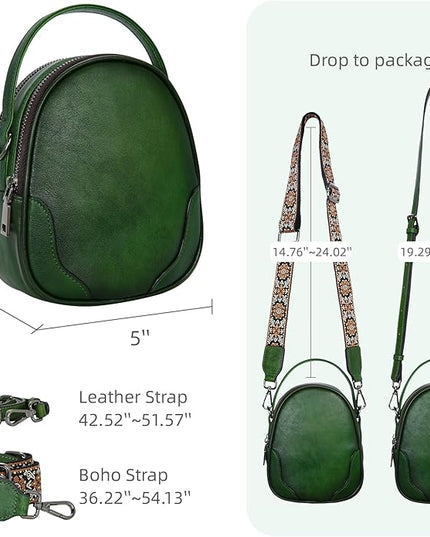 Iswee Small Crossbody Bags for Women Travel Leather Shoulder Bag Mini Purses and Handbags Designer Satchel Ladies Hand Bag