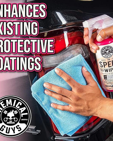 Chemical Guys Speed Wipe Quick Detailer, Safe for Cars, Trucks, SUVs, Motorcycles, RVs & More, Extra Large 32 fl oz, Cherry Scent