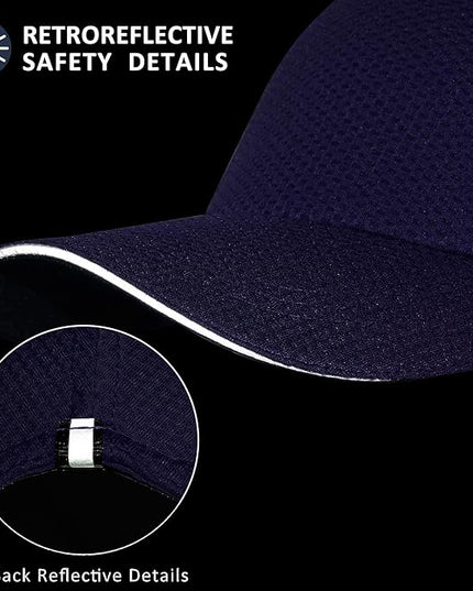 GADIEMKENSD Women's Race Day Running Cap Performance Mesh Hat - Excellent Ventilation, Lightweight, Reflective Safety