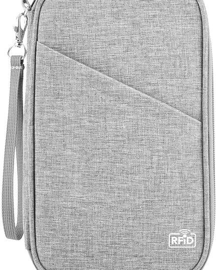 TOPBAG Passport Holder Family, Women Rfid Blocking Passport Wallet, Travel Document Organizer for Premium Wallets, Waterproof Passport Holders Bag for Women & Men Traveling, Credit Cards Case