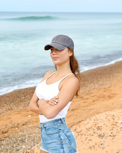 Funky Junque Distressed Baseball Cap