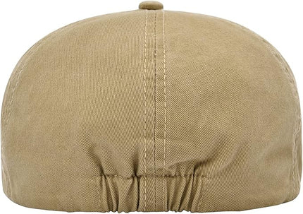 VOBOOM Cotton Washing Flat Cap Cabbie Hat Gatsby Ivy Irish Hunting Newsboy