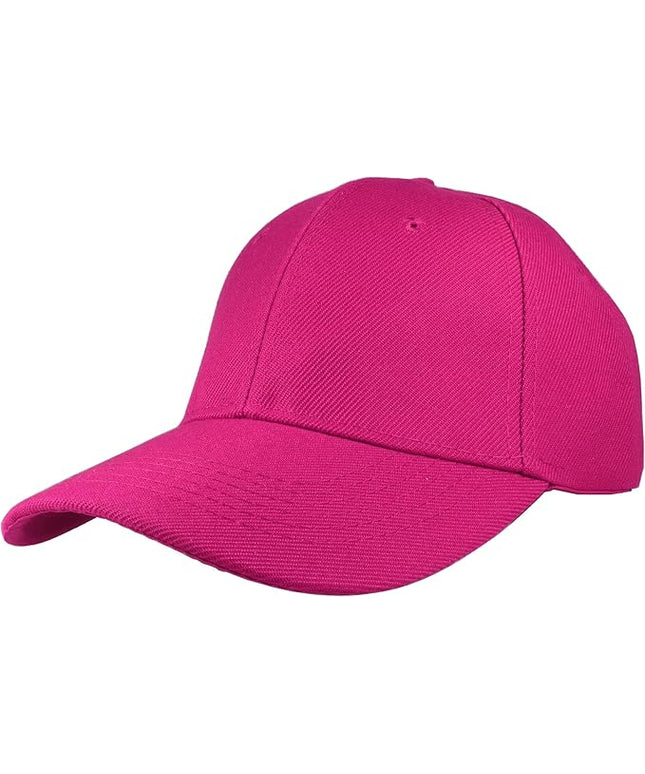 Gelante Adult Plain Baseball Cap Hat Classic Adjustable Size for All Seasons