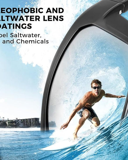 KastKing Huzzah Polarized Sport Sunglasses for Men and Women, Ideal for Driving Fishing Cycling and Running,UV Protection