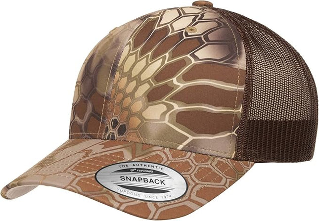 Yupoong Classic Premium Mesh 6 Panel Retro Trucker Cap | Mid Profile Snapback | OSFA | Bulk Pack Available