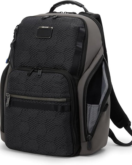 TUMI - Alpha Bravo Search Backpack - Laptop Backpack for Men & Women - Backpack for Work & Travel - 17.0" X 14.0" X 8.3" - Black Geometric