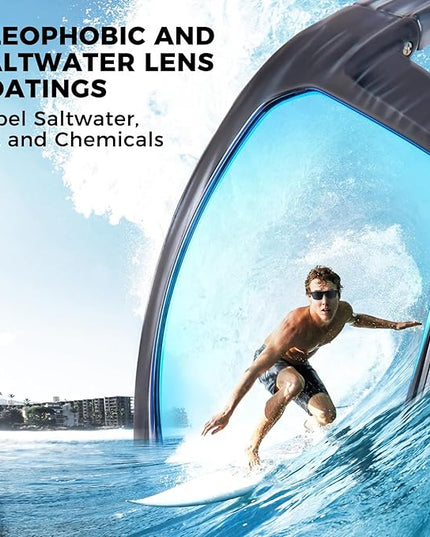 KastKing Huzzah Polarized Sport Sunglasses for Men and Women, Ideal for Driving Fishing Cycling and Running,UV Protection