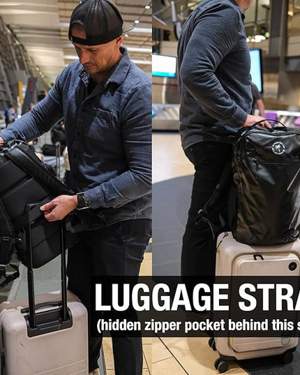 Ho Stevie! TSA Friendly Travel Backpack - Airline Approved Personal Item 28L Back Pack (Lightweight & Water Resistant)