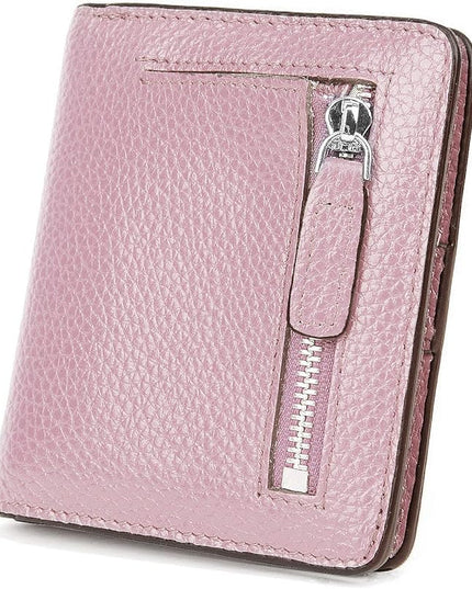 AINIMOER Small Leather Wallet for Women, Ladies Credit Card Holder RFID Blocking Women's Mini Bifold Pocket Purse