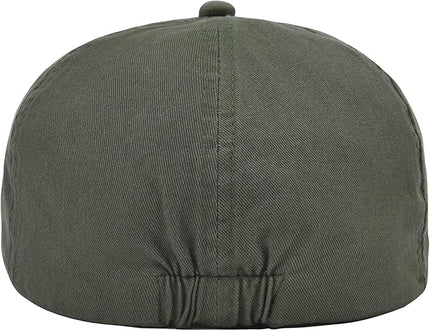 VOBOOM Cotton Washing Flat Cap Cabbie Hat Gatsby Ivy Irish Hunting Newsboy