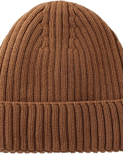 Connectyle Fleece Lined Cuffed Beanie Hat for Men Women Knitted Winter Wool Beanies Skull Cap Warm Watch Hat