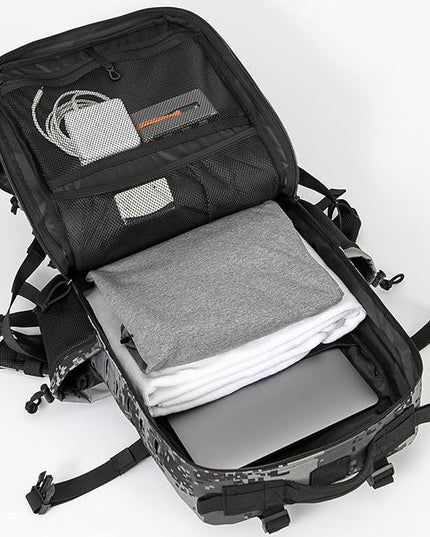 QT&QY 25L/45L Military Tactical Backpack For Men Molle Daypack 3 Day Bug Out Bag Hiking Rucksack With Bottle Holder