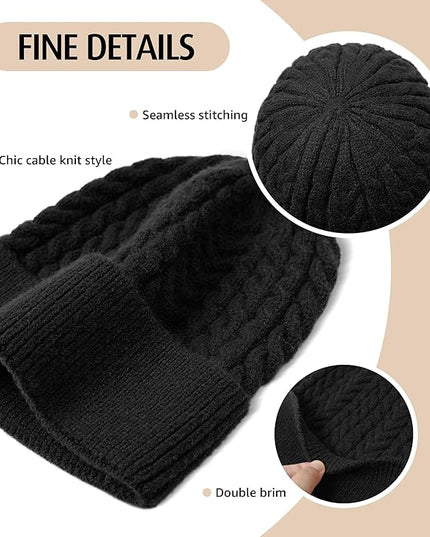 HiRui Knit Beanie Hats for Men Women Winter Hats Skull Caps Warm Classic Slouchy