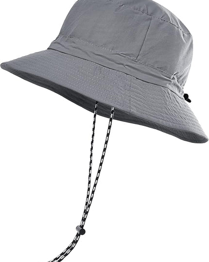 FEICUI Men Women Outdoor Bucket Hat Quick Dry Packable UV Protection Boonie Sun Hat