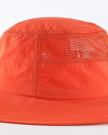 Home Prefer UPF50+ Mens Sun Hat Wide Brim Fishing Hat Womens UV Protection Cap Breathable Mesh Safari Gardening Bucket Hat